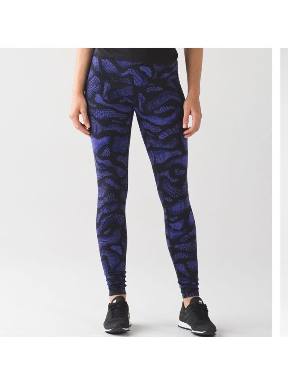 Lululemon Wunder Under Pant III Purple Black Size 8